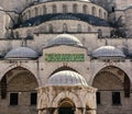 Blue Mosque Facade in Istanbul Turkey