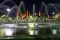 Blue Mosque with fountain Royalty Free Stock Photo
