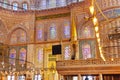 Blue mosque interior in Istanbul Turkey Royalty Free Stock Photo