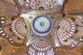Blue Mosque Interior - Istanbul, Turkey Royalty Free Stock Photo