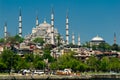 The blue mosque, Istanbul TR as seen from the side