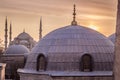 Blue Mosque Istanbul Turkey Sunset View Royalty Free Stock Photo