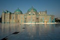 Blue Mosque in Mazar-e Sharif, Afghanistan Shrine of Hazrat Ali Royalty Free Stock Photo