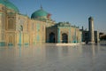 Blue Mosque in Mazar-e Sharif, Afghanistan Shrine of Hazrat Ali Royalty Free Stock Photo