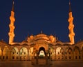 Blue Mosque at Night Royalty Free Stock Photo