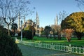 Blue Mosque and squere in stanbul Royalty Free Stock Photo