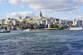 Blue Mosque and stunning Bosphorus panorama , Istanbul, Turkey Royalty Free Stock Photo