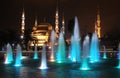 The Blue Mosque Sultan Ahmed Mosque and fountain, Istanbul, Turkey