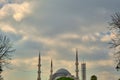 Blue mosque sultanahmet camii in istanbul Royalty Free Stock Photo