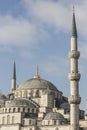 The Blue Mosque, (Sultanahmet Camii), Istanbul, Turkey. Royalty Free Stock Photo