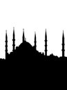 : Blue Mosque Sultanahmet camii Istanbul illustration and text illustration
