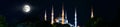 Blue Mosque or Sultanahmet at night, Istanbul, Turkey Royalty Free Stock Photo