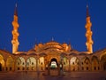 Blue Mosque at Sunset Royalty Free Stock Photo