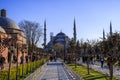 Istanbul/Turkey-04.03.2019:Blue Mosque, Sultanahmet