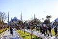 Istanbul/Turkey-04.03.2019:Blue Mosque, Sultanahmet