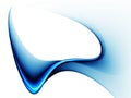 Blue motion, flowing energy Royalty Free Stock Photo