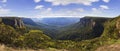 Blue Mount Govett Leap Panorama Royalty Free Stock Photo