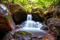 Blue Mountain Falls in Sydney, Australia. Long Exposure Royalty Free Stock Photo