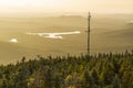 Blue Mountain Radio Tower Royalty Free Stock Photo