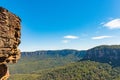 Blue Mountains National Park from Katoomba Falls, Australia Royalty Free Stock Photo