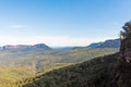 Blue Mountains National Park from Katoomba Falls, Australia Royalty Free Stock Photo