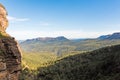 Blue Mountains National Park from Katoomba Falls, Australia Royalty Free Stock Photo