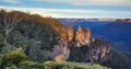 The Three Sisters, Blue Mountains, New South Wales, Australia Royalty Free Stock Photo