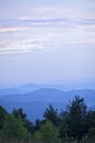 Blue mountains panorama view from black forest germany Royalty Free Stock Photo