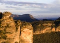 Blue Mountains Sunset, Australia Royalty Free Stock Photo