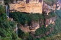 Blue Mountains Waterfall Royalty Free Stock Photo