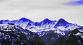 Blue moutain with texture background Royalty Free Stock Photo