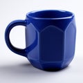 Striking 3d Tea Mug In Bold Blue Royalty Free Stock Photo