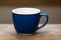 A blue mug. Tranquil Serenity. A Captivating Blue Mug. Generative AI