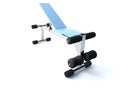 Blue multifunctional bench