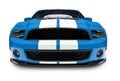 Blue Muscle Car Royalty Free Stock Photo