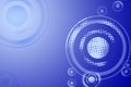 Blue Music Background Royalty Free Stock Photo