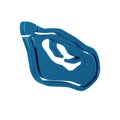 Blue Mussel icon isolated on transparent background. Fresh delicious seafood.