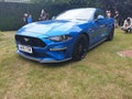 Blue Mustang super car