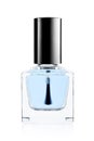 Blue nail polish bottle