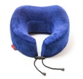 blue neck pillows Royalty Free Stock Photo