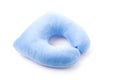 Blue neck pillows Royalty Free Stock Photo