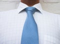 Blue neck tie Royalty Free Stock Photo