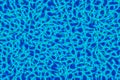 Blue neon background with patterns of glowing fractals.