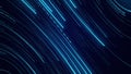 Blue neon light abstract visual geometry motion graphic technology digital