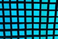 Blue neon vibrant square tiles modern background