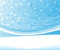 Blue net concept banner Royalty Free Stock Photo