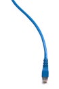 Blue network cable Royalty Free Stock Photo