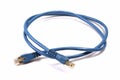 Blue network cable Royalty Free Stock Photo