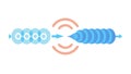 Blue Network Connectivity Node Icon Art, vector design Generative AI Royalty Free Stock Photo
