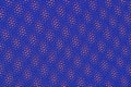 Blue nonwoven fabric on a orange Royalty Free Stock Photo